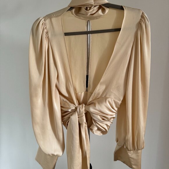 Orseund Iris Night Out Top in Champagne - Picture 3 of 3